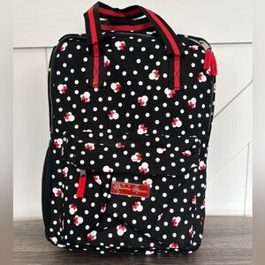 EUC Disney Minnie Mouse Polka Dot Backpack